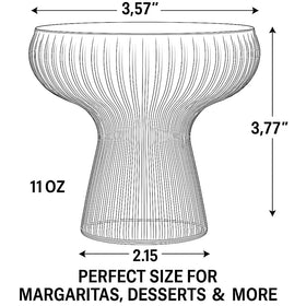 Oojami Lunara glasses are heavy-duty and durable for lively celebrations.