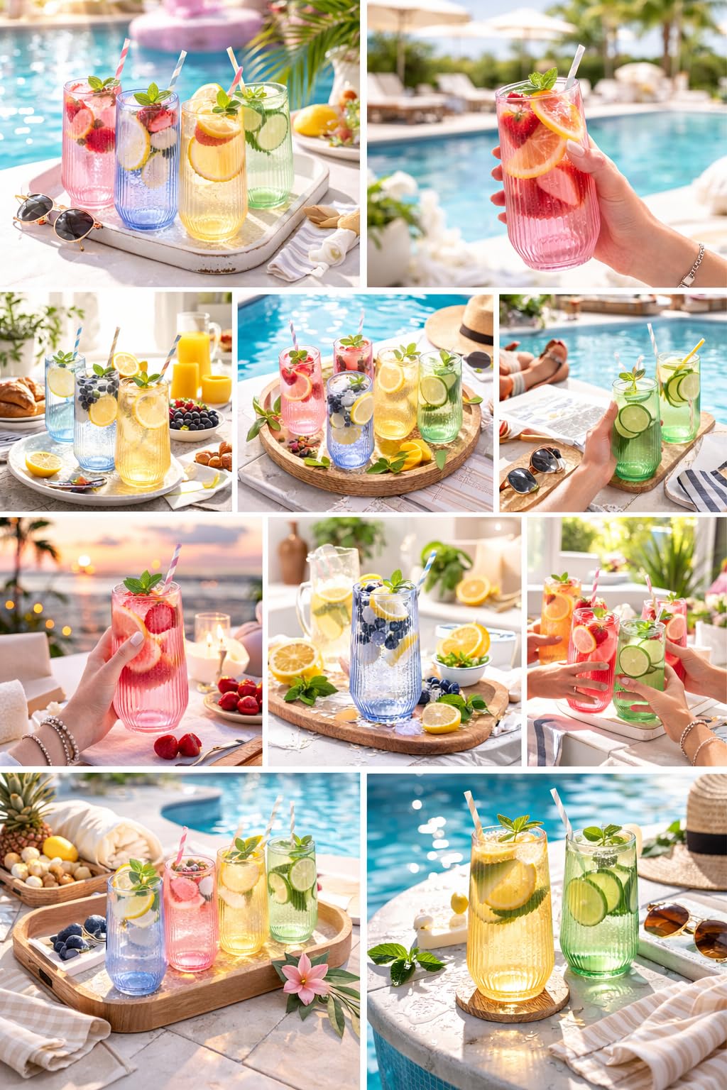 OOJAMI origami-design party glasses add a stylish touch to toasts.