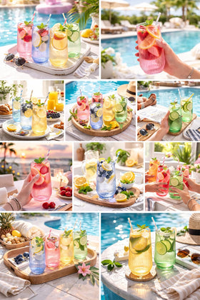 OOJAMI origami-design party glasses add a stylish touch to toasts.