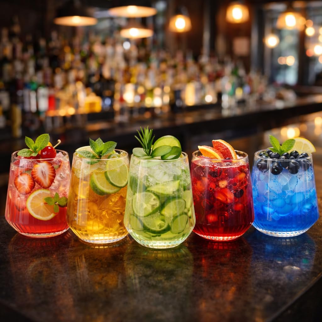Oojami Wedding Office Event Glass—crystal-clear cups add a premium touch.