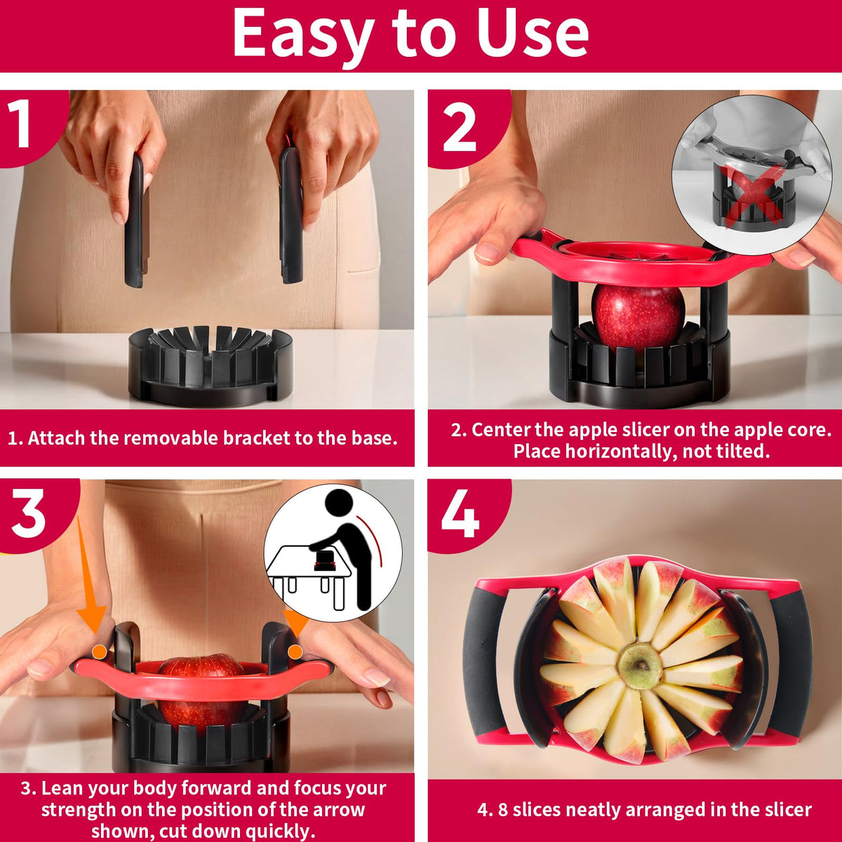 OOKUU cuts 12 thin slices in about five seconds for fast prep.