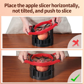 OOKUU Anti-slip base with eight-point grip keeps slicer steady during use