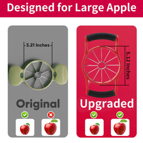 OOKUU stainless steel blade provides long-lasting sharpness for fruits.