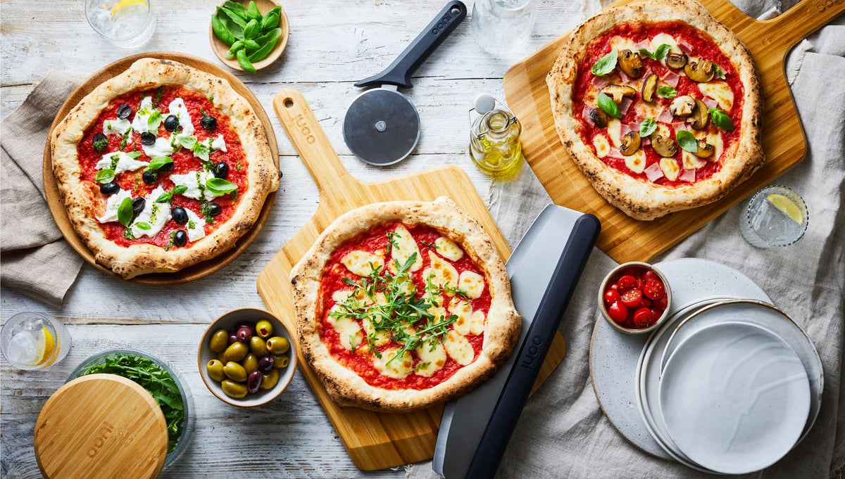 Ooni 12-inch bamboo pizza peel easy-clean surface for maintenance