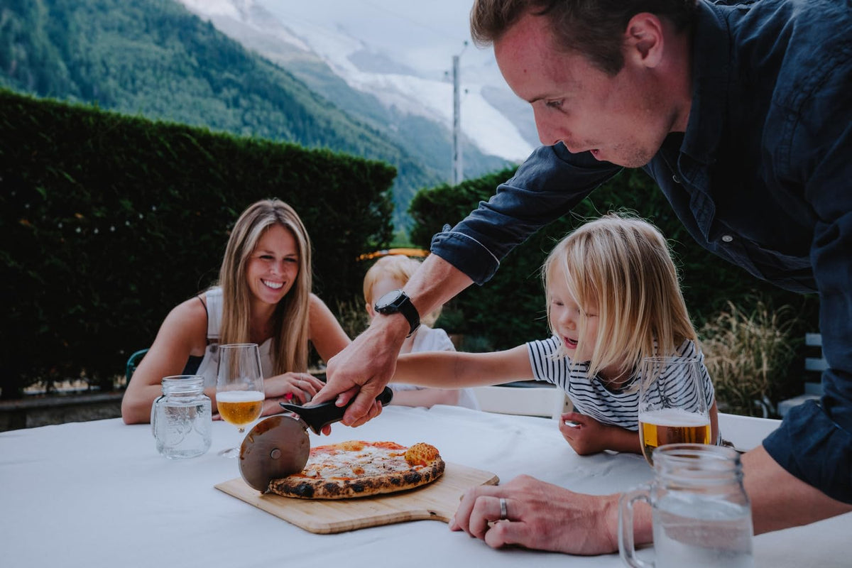 Ooni 12-inch bamboo pizza peel doubles as a serving board