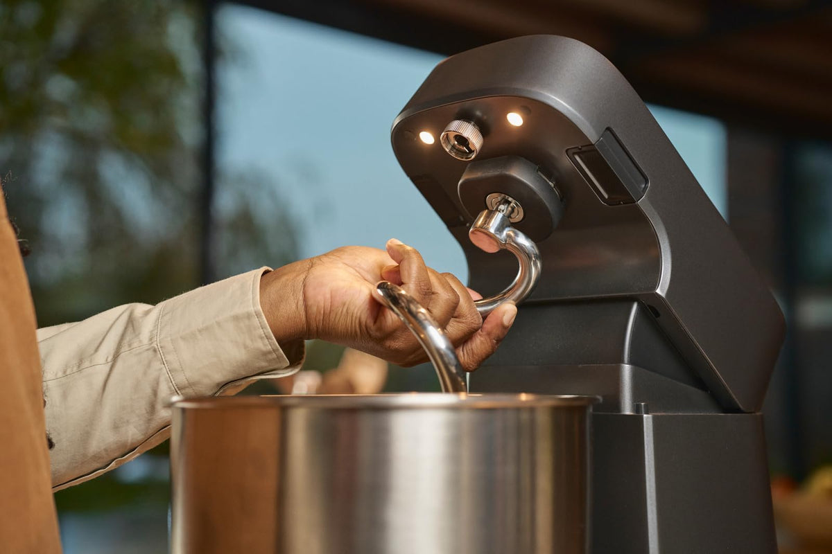 Ooni Halo Pro Spiral Mixer at home with bakery-style dough