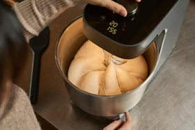 Ooni Halo Pro Spiral Mixer geared whisk for smooth whipped cream and frosting