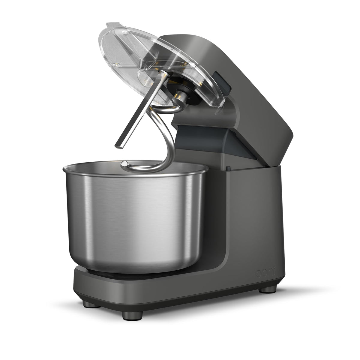 Ooni Halo Pro Spiral Mixer with rotating bowl for efficient dough blending