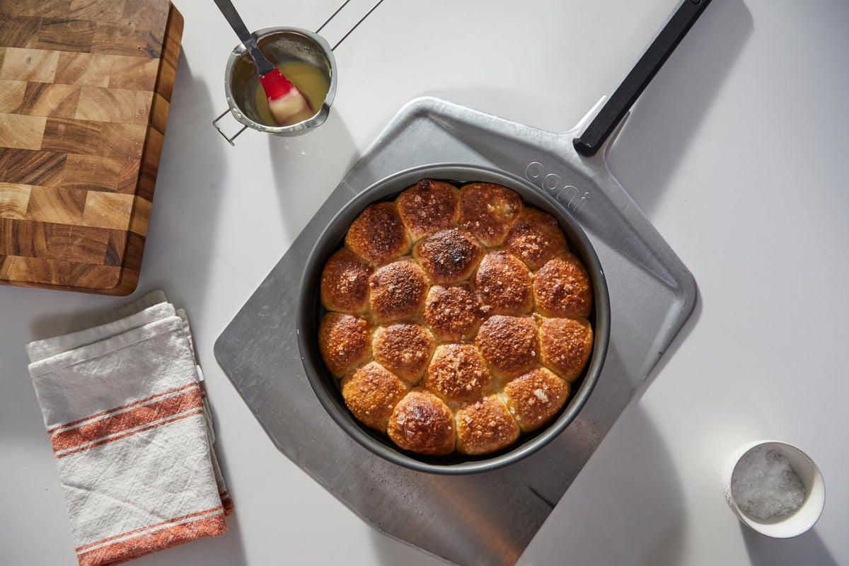 Ooni rectangular pizza peel as a versatile oven accessory