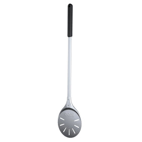 Ooni turning peel with lightweight design for quick pizza turning.
