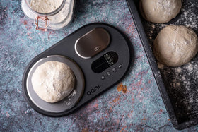 Ooni precision weighing to 0.1 gram for tiny ingredients.