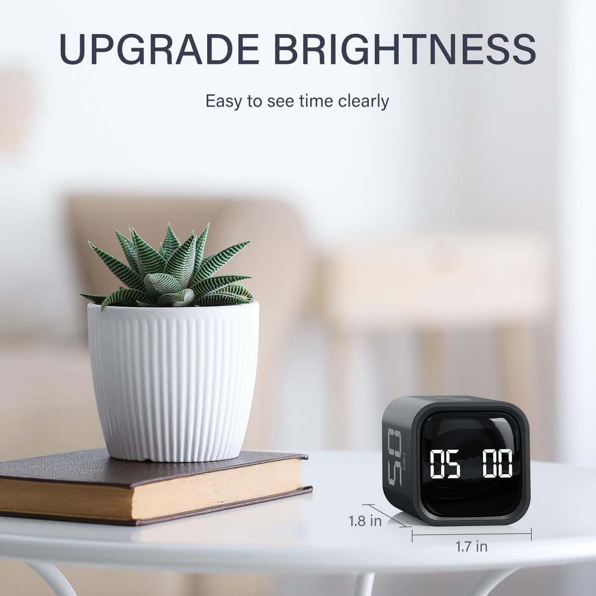 OORAII portable timer with bold visuals for classroom and office setups