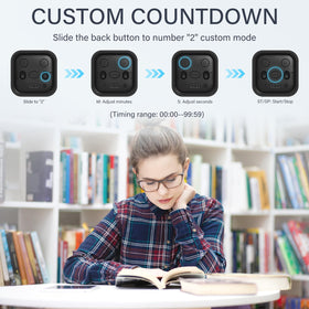 OORAII custom modes digital timer supports 00-99 minutes for versatile timing