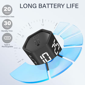 OORAII timer in vibration mode stays discreet at your desk.