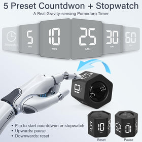 OORAII rotating timer set to 25 minutes for productive study.