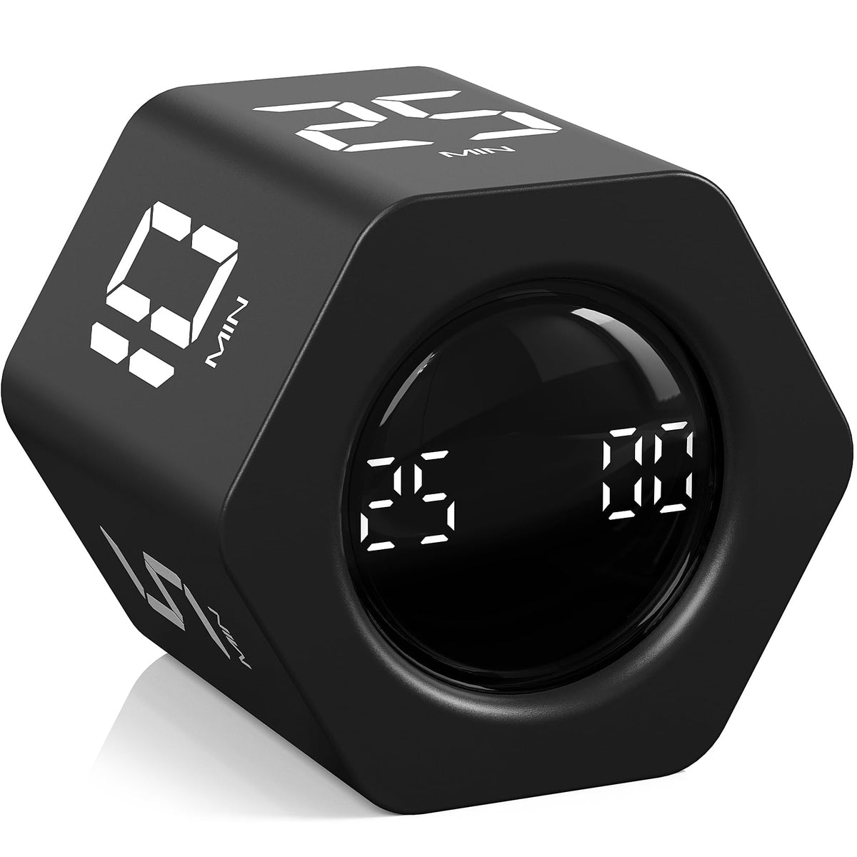 OORAII rotating timer with 5-minute preset for focused tasks.