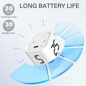 OORAII rotating pomodoro timer in kitchen setup for focused cooking sessions
