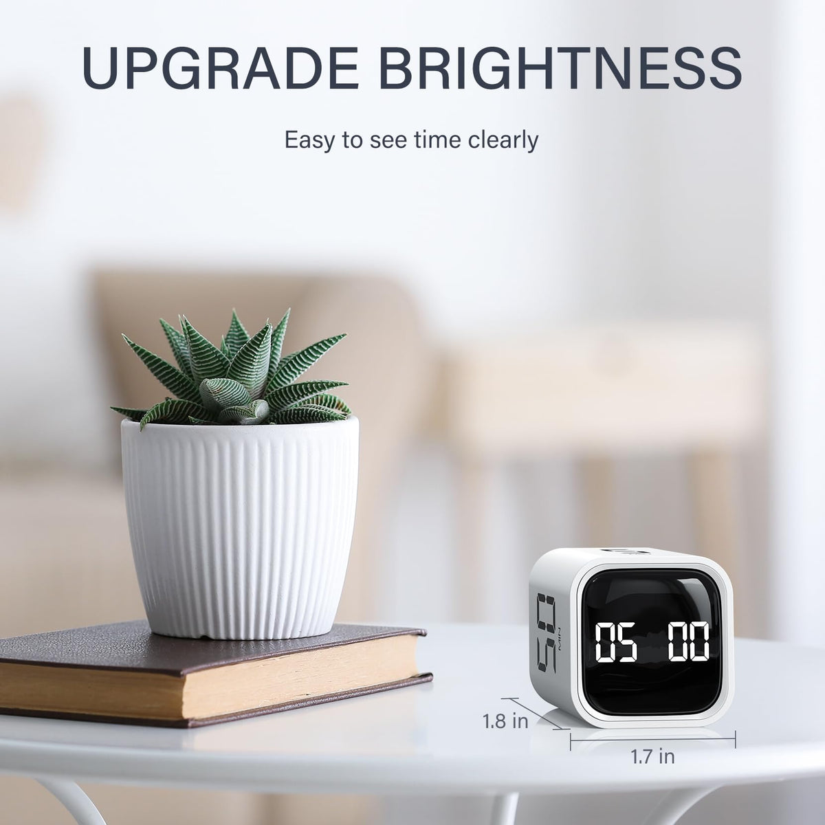OORAII rotating pomodoro timer on study desk for class or work