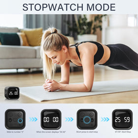 OORAII timer offers silent, high and low volume with desk-friendly vibration