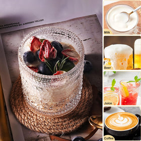 OPAYLY durable kitchen glassware: suitable for milk, juice, water, or cocktails.
