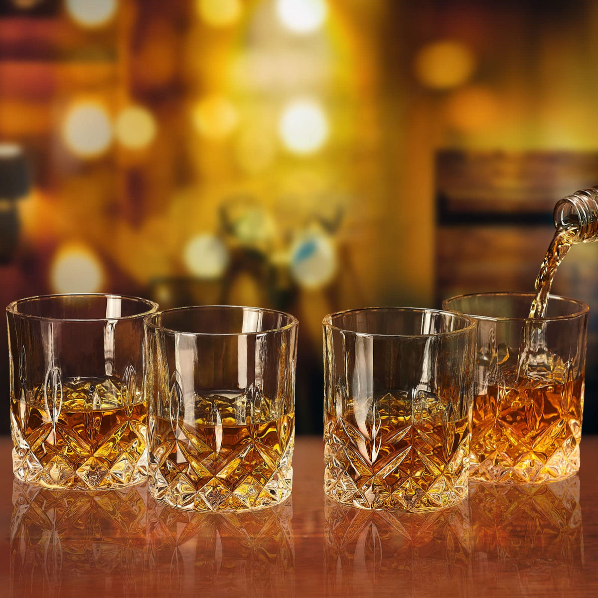 OPAYLY thick old-fashioned glass with sturdy base enhances tasting moments