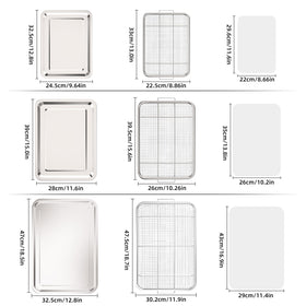 OPENICE large 15.6x11.6 inch basket enables family meals with even roasting.