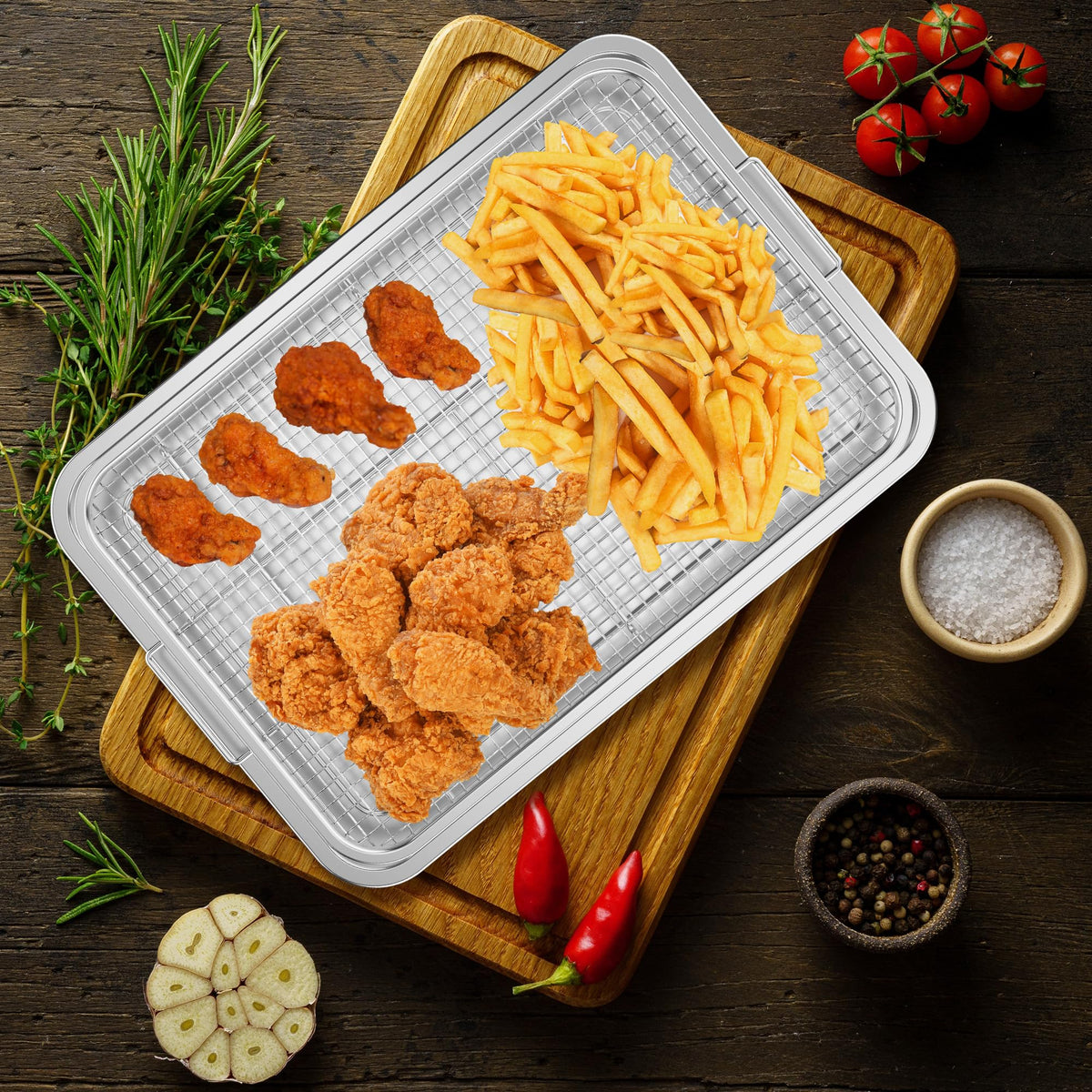 OPENICE dishwasher-safe basket and tray for easy cleaning