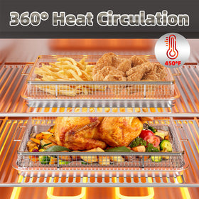 OPENICE magnetic cheat sheet included for quick, precise oven cooking guidance