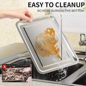 OPENICE multi-functional tray set supports baking, roasting, and air frying tasks.