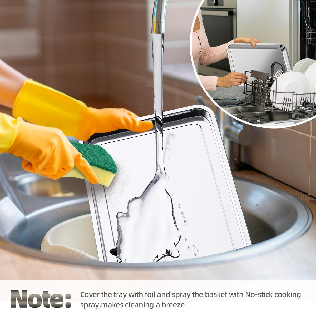 OPENICE stainless steel no-coating design prevents flaking over time