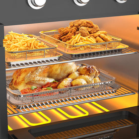 OPENICE stainless steel, non-stick pans ensure easy food release.