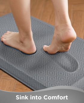 Ophanie anti-fatigue mat designed for kitchen and desk use for comfort