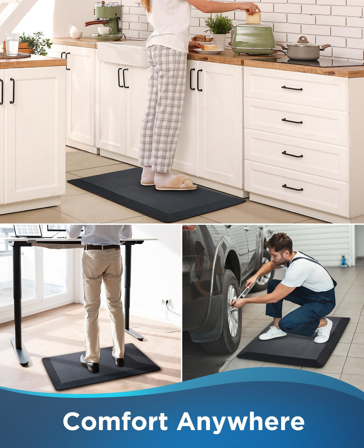 Ophanie eco-friendly foam core delivers durable, long-lasting support.
