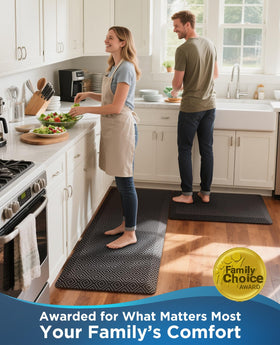 Ophanie mat suits home, office, and kitchen standing tasks.