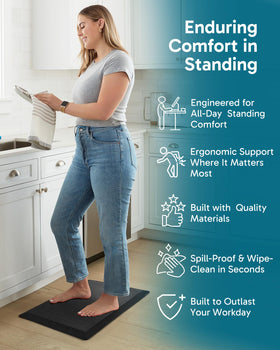 Ophanie PVC surface with soft touch enhances grip and makes cleaning easy in the kitchen.