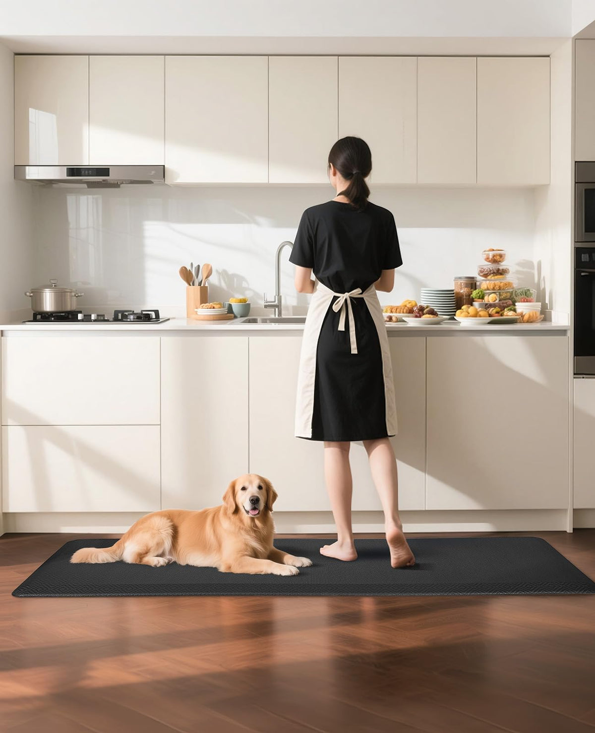 Ophanie mat side profile shows 0.75 inch thickness and support