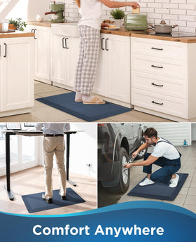Ophanie kitchen mat in home and office setups shows versatile ergonomic support.