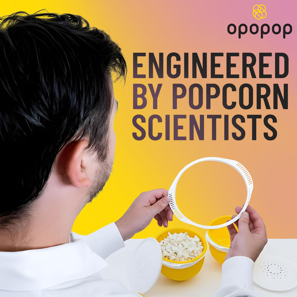 Opopop popper holds up to 10 cups of popcorn for movie nights