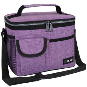 opux insulated lunch bag leakproof lining ensures mess-free transport.