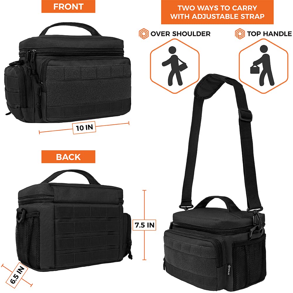 OPUX leakproof lunch box prevents spills during transport.