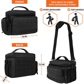 OPUX leakproof lunch box prevents spills during transport.