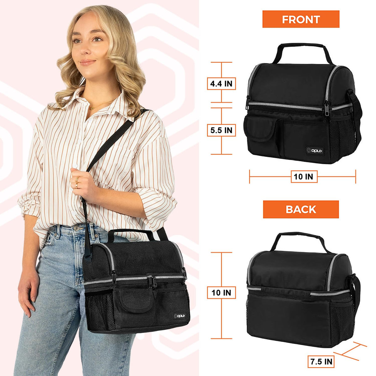 Opux leakproof lunchbox prevents spills during commutes and travel.