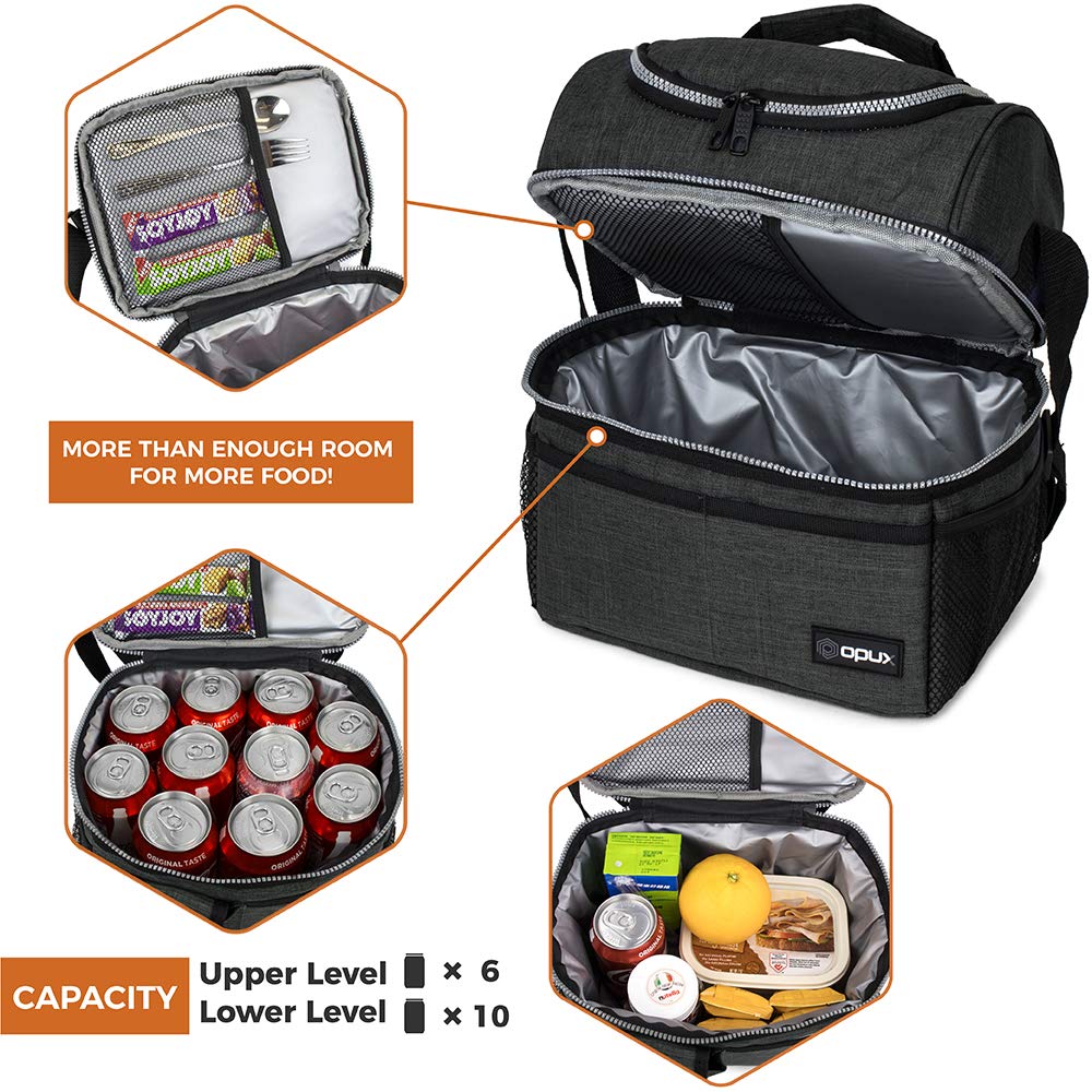 OPUX 600D polyester construction highlights rugged durability.