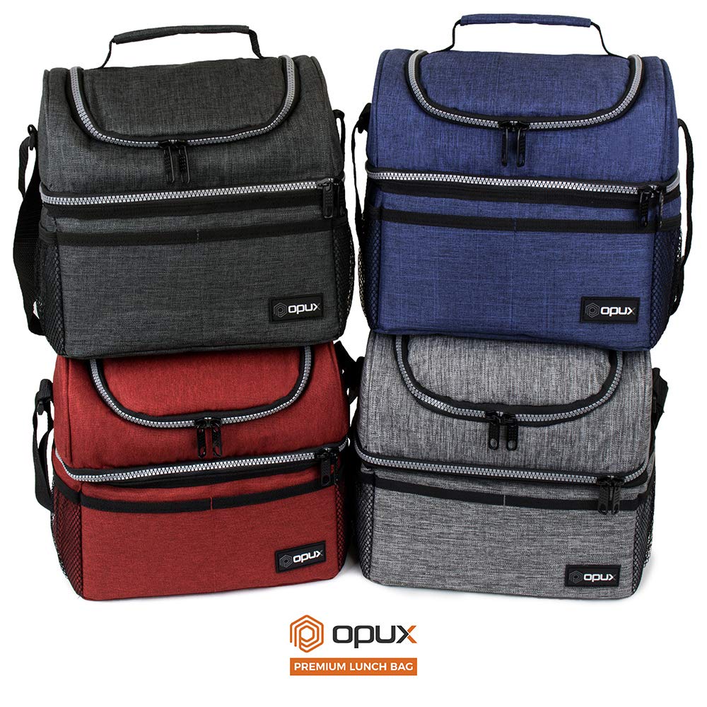 OPUX front pockets and mesh sides for utensils and drinks.