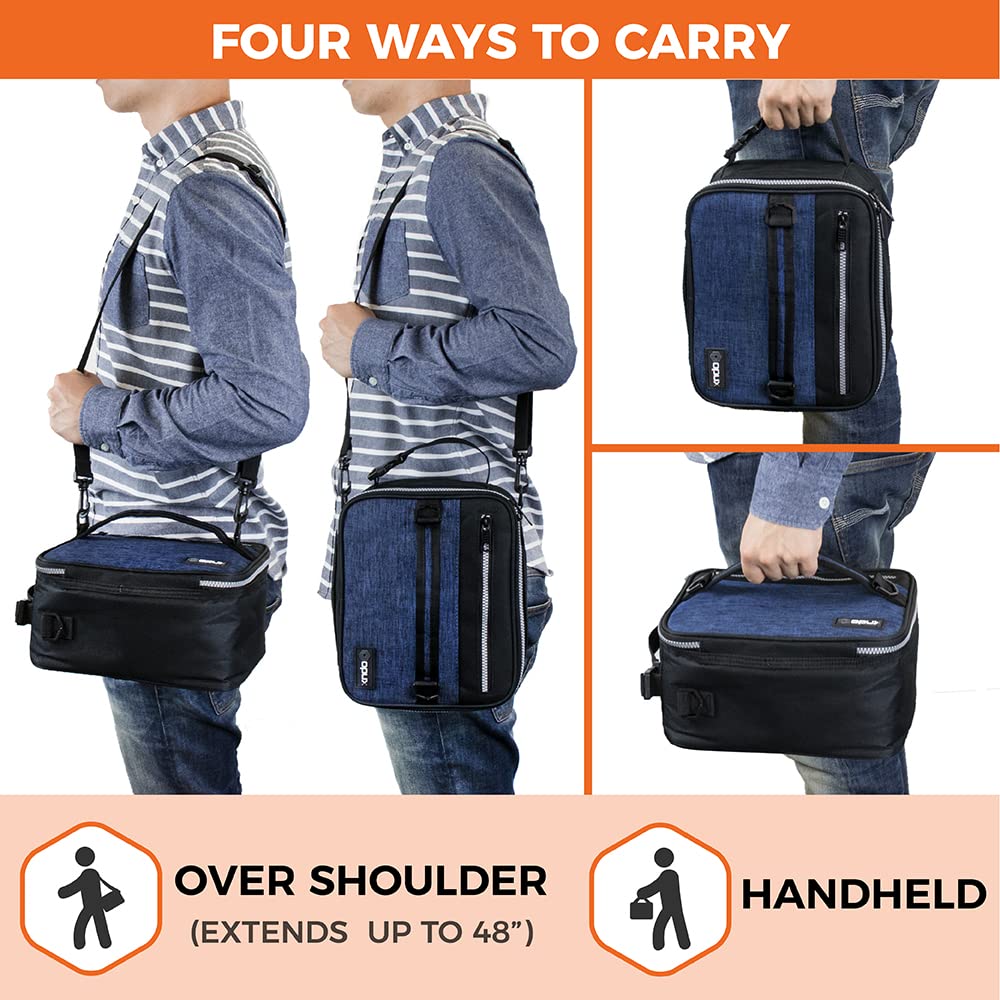 OPUX kids lunch bag fits school backpacks for boys and girls