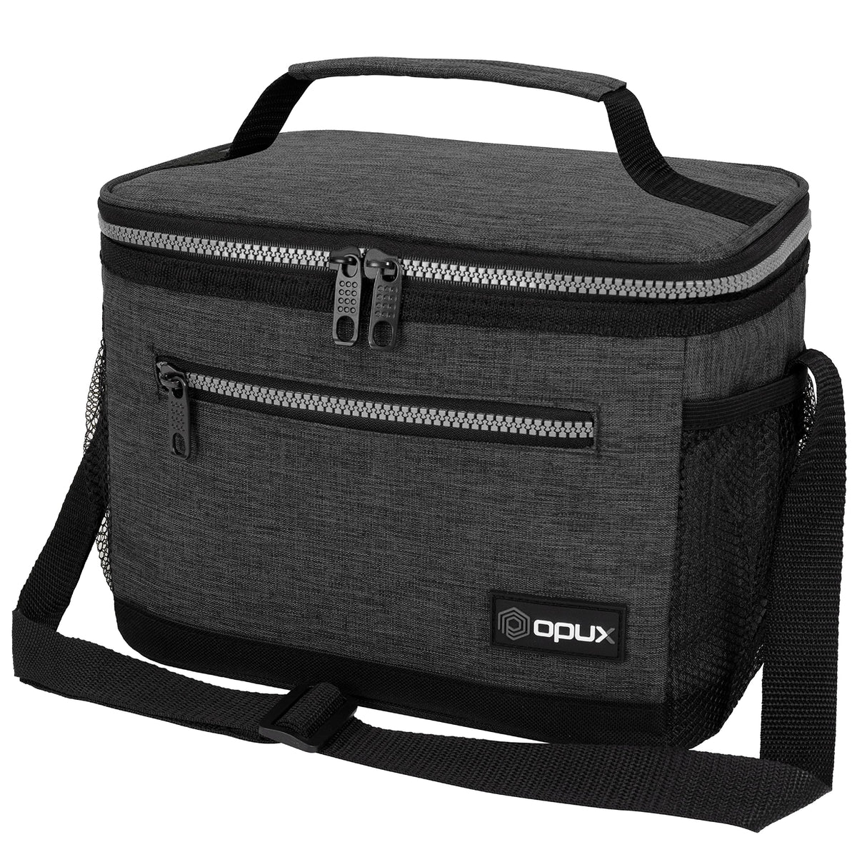 Opux insulated lunch bag with top handle for easy daily commuting