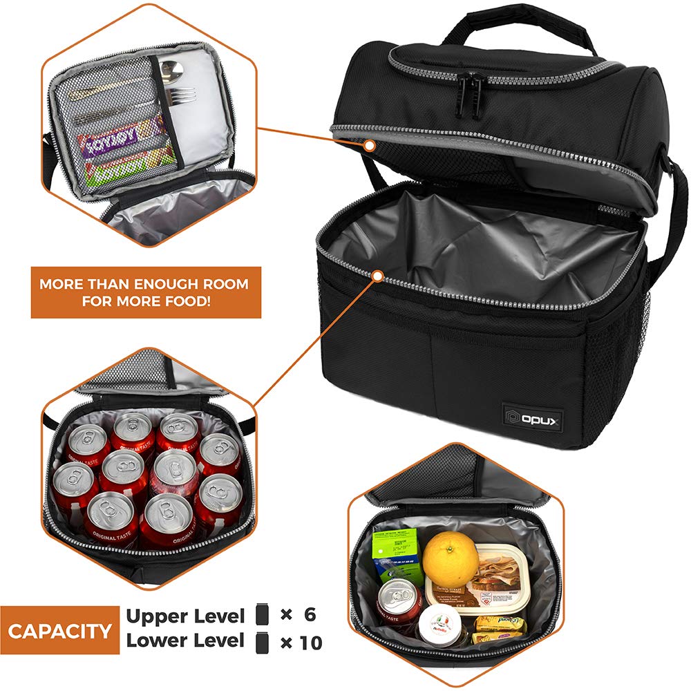 OPUX large capacity supports up to 16 soda cans for family meals.