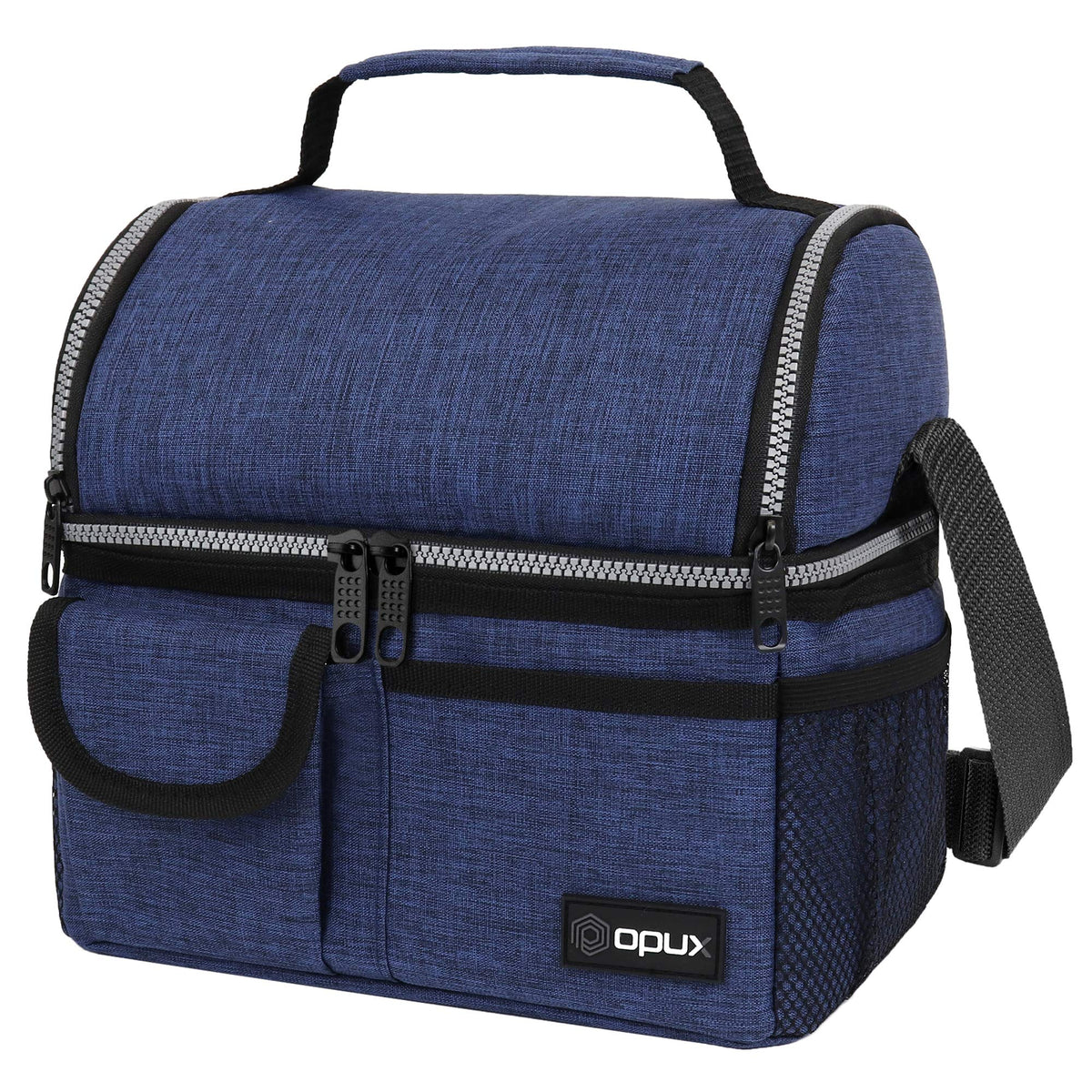 OPUX lunch box dual-compartment insulated for fresh meals on the go.