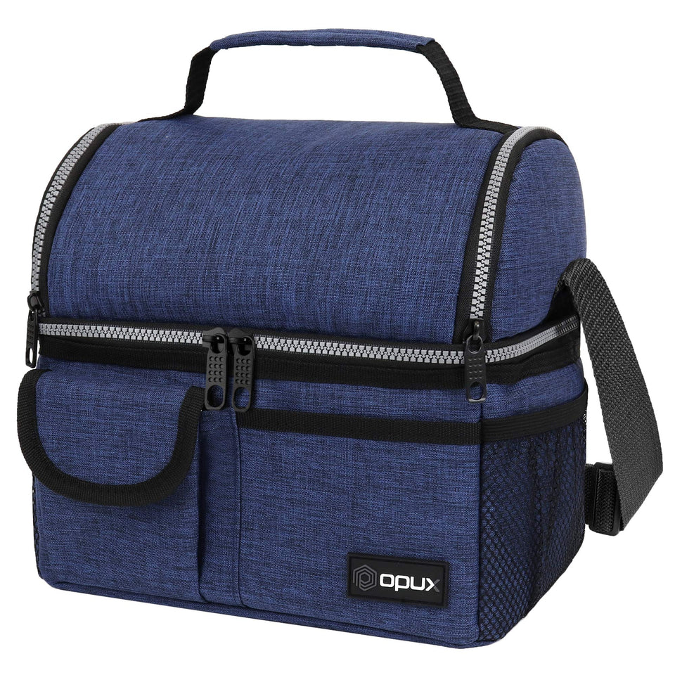 OPUX lunch box dual-compartment insulated for fresh meals on the go.