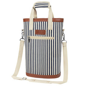 OPUX two-bottle wine tote showing its travel-ready design for two bottles